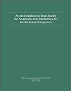 Access Litigation in Texas Under the Americans with Disabilities Act and its Texas Companion